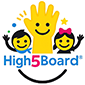High5Board® Indoor-Aufkleber